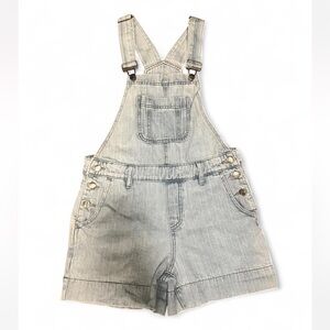 Pink Lily Tessa Light Wash Denim Overalls